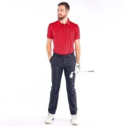 Galvin Green Gents Max Tour Polo Shirt Red 10 Galvin Green Gents Max Tour Polo Shirt Red -Golf Fashion-Galvin Green P S1177GALVINGREENSHIRTREDGENTS 3 L