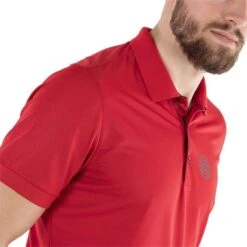 Galvin Green Gents Max Tour Polo Shirt Red 11 Galvin Green Gents Max Tour Polo Shirt Red -Golf Fashion-Galvin Green P S1177GALVINGREENSHIRTREDGENTS 4 L