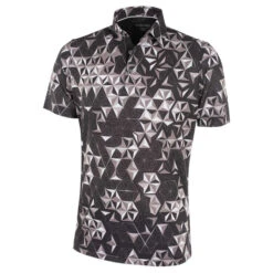 Galvin Green Makai Ventil8 Plus Golf Polo 2022 -Golf Fashion-Galvin Green ann3214 black sharkskin white 1 97422.1662105537